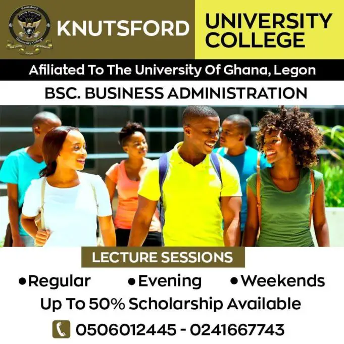 Knutsford University, KUC Online Application Forms 2023/2024 Admission