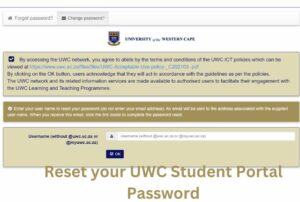 UWC Student Portal Login: Student.uwc.ac.za - Explore The Best Of South ...