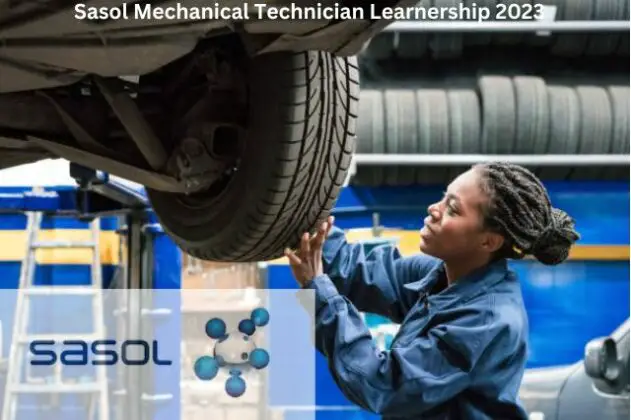 Sasol Mechanical Technician Learnership 2023 - Explore The Best Of ...