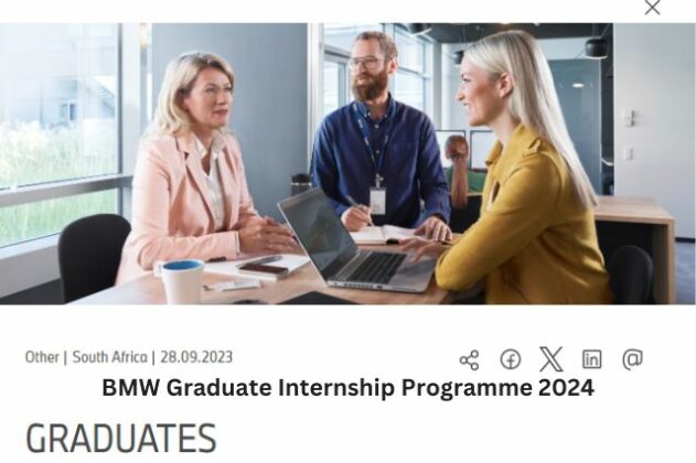 Bmw Graduate Internship Programme 2024 Explore The Best Of South Africa 6092